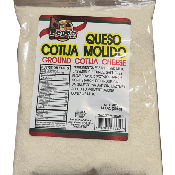 Pepes Queso Molido 14 oz