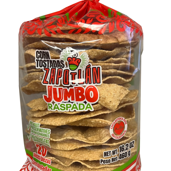 Tostada Zapotlán Jumbo Raspada
