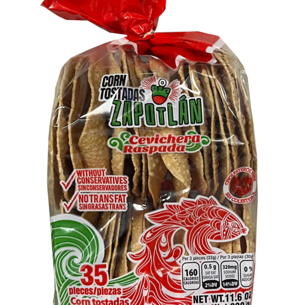 Tostadas Zapotlán Cevichera Raspada