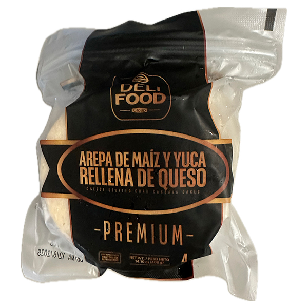 Arepa De Maiz Y Yuca Rellena De Queso