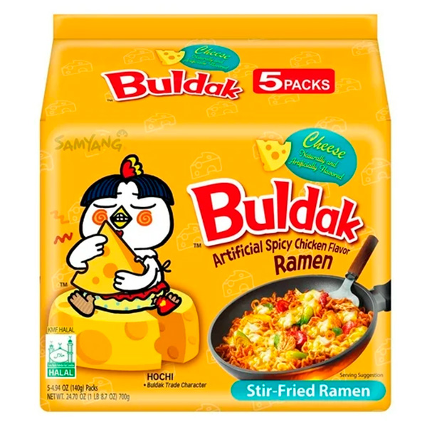 Buldak Spicy Ramen Chicken Stir Fry