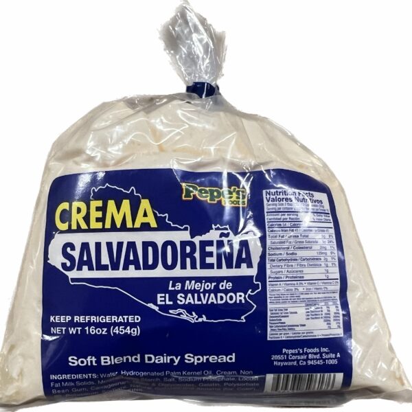 Crema Salvadoreña 16 oz