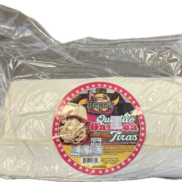 Queso Oaxaca Tiras 5 lb
